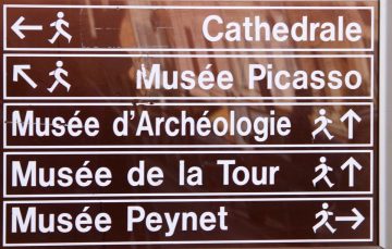 Museum Signs in Antibes