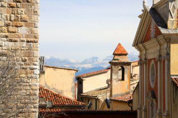 Mountain Views from Picasso Museum in Antibes