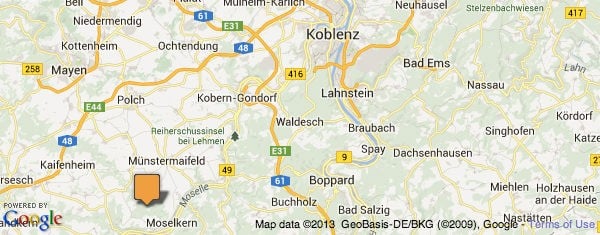 Google Map Burg Eltz