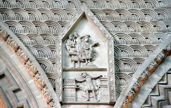 Relief of Harold Swearing an Oath in Bayeux Cathedral