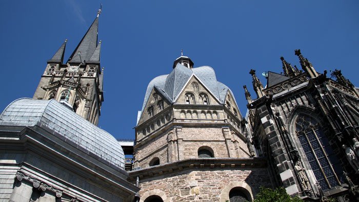 Roofs of Aachen Cathedral
