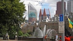 Modern The Hague skyline