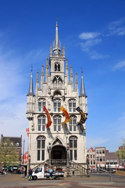 Front facade of the Gouda Town Hall