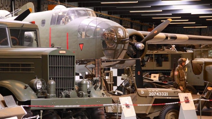 B-25 Mitchel Bomber in the Overloon Museum