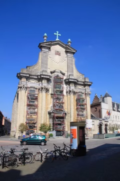 Facade of the St Peter & St Pauls in Mechelen