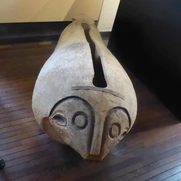 Slit drum from Oceania