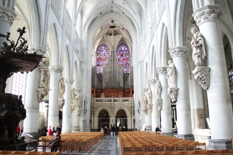 Interior of Mechelen Cathedral