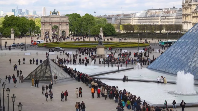 View from the Louvre Museum