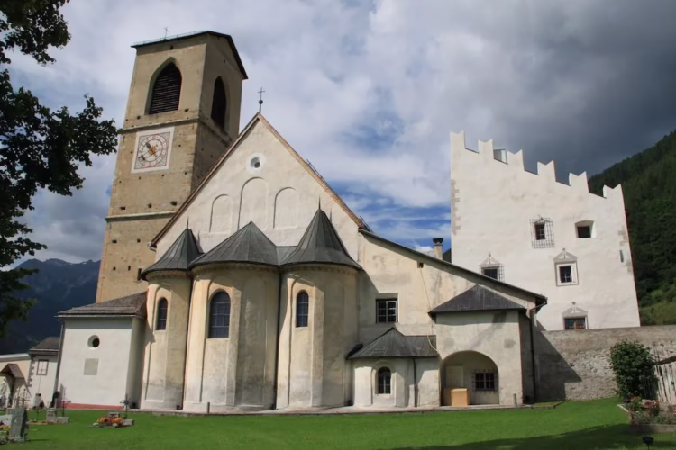 Eastern side of the Carolingian St John's in Müstair