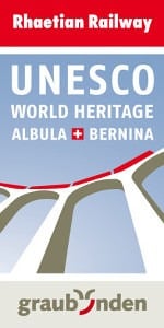 UNESCO World Heritage poster for the Bernina Railways