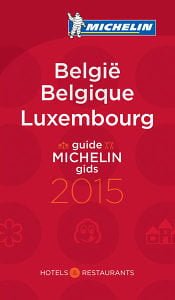 2015 Michelin België / Belgique / Luxembourg Hotels and Restaurants red guide