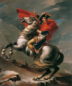 Jacques Louis David, Napoleon at the Great St. Bernhard, 1801