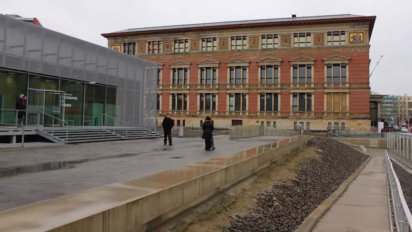 Martin Gropius Baus at the Topographie des Terrors in Berlin