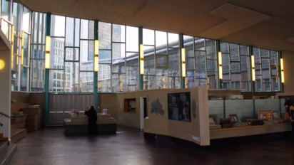 Museum in the Tränenpalast (Palace of Tears) in Berlin