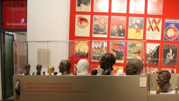 Communist leaders in Museum in der Kulturbrauerei