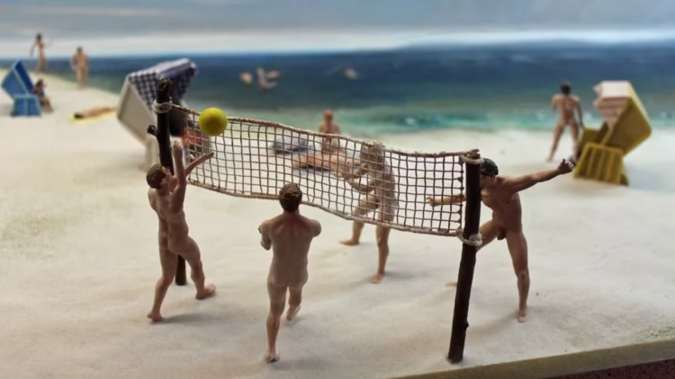 FKK Diorama in the DDR Museum in Berlin