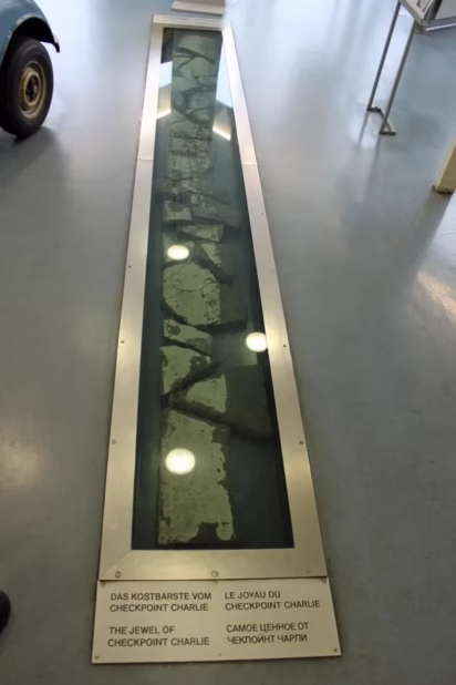Border Line in the Mauermuseum Haus am Checkpoint Charlie 