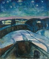 Edvard Munch, Starry Night, 1922. Munch Museum,Oslo