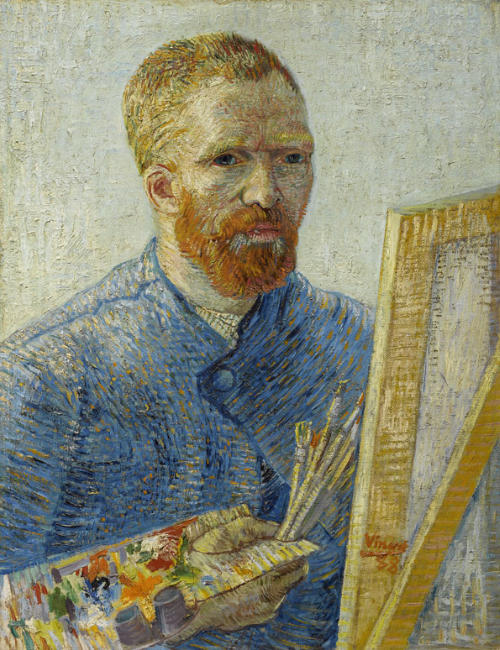 Vincent van Gogh, Self-Portrait as a Painter, 1887-1888. Van Gogh Museum, Amsterdam. (Vincent van Gogh Foundation)