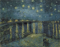 Vincent van Gogh, Starry Night over the Rhône, 1888.