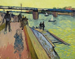Vincent van Gogh, The Bridge at Trinquetaille, 1888.