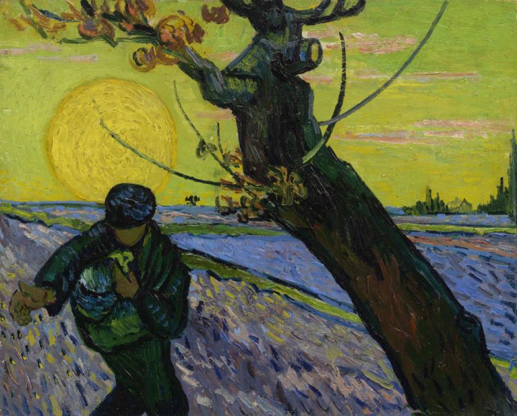 Vincent van Gogh, The Sower, 1888. Van Gogh Museum, Amsterdam. (Vincent van Gogh Foundation)