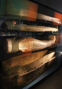 Sarcophagi in the Roemer-Pelizaeus Museum