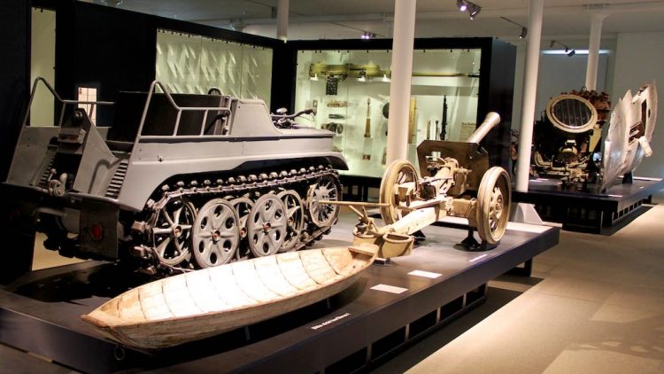 Second World War Vehicles in the German Military History Museum in Dresden