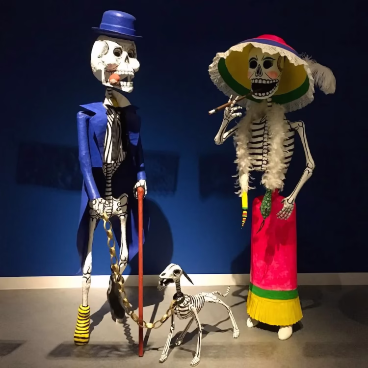 Mexican Day of the Dead display in the Moesgaard