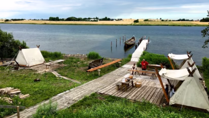Viking Museum in Ladby, Denmark