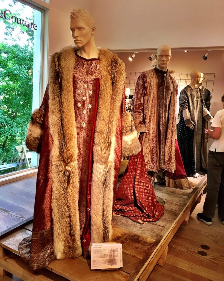 Viking Couture on display in the Viking Museum in Ladby