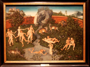 Cranach's The Golden Age in the National Gallery of Norway in Oslo