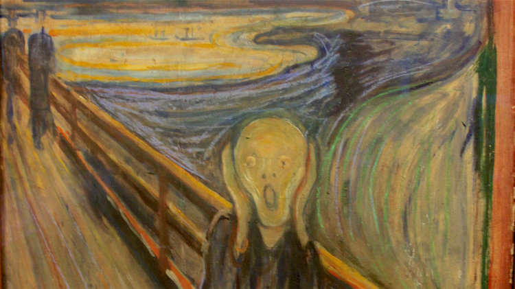 Munchs' The Scream (Detail)