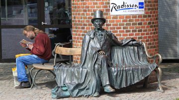 Hans Christian Andersen Statue in Odense