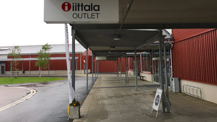 Iitala Factory Outlet in Älmhult in Sweden.
