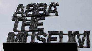 ABBA The Museum Sign in Stockholm