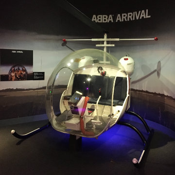 Arrival Helicopter ABBA The Museum