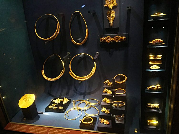 Gold Treasure in the Swedish History Museum