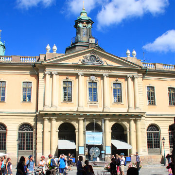 Nobel Museum building in Stockholm