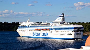 Tallink Silja Line Ferry near Stockholm