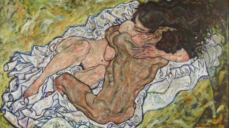 Egon Schiele Die Umarmung