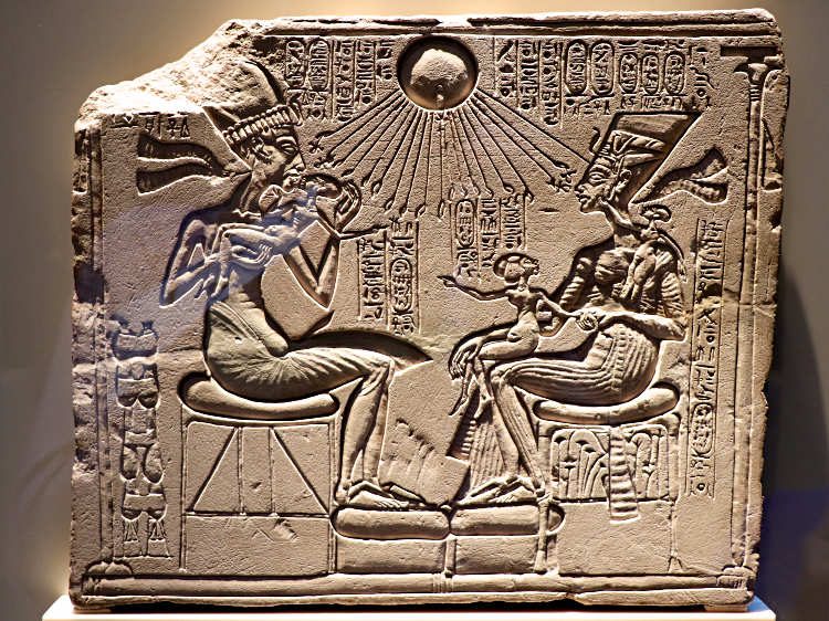 Nefertiti Altar Piece in the Neues Museum