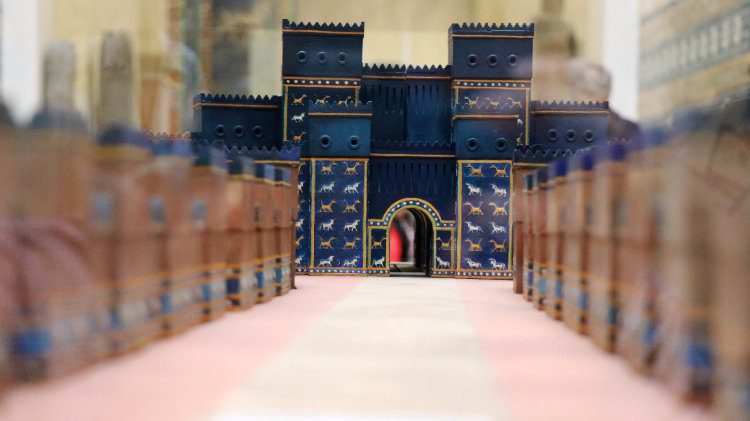 Model of the Ishtar Gate in the Pergamon Museum