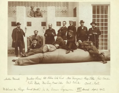 Moriz Nähr (1859-1945): Gruppe von Secessions-Mitgliedern 