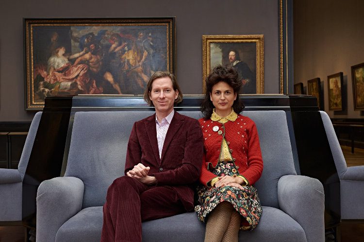 Wes Anderson and Juman Malouf at the Picture Gallery,
