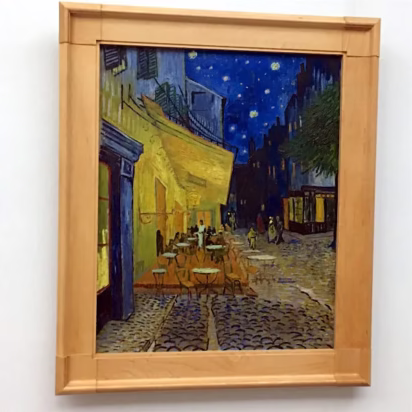 Cafe Terrace at Night in the Kröller Müller Museum