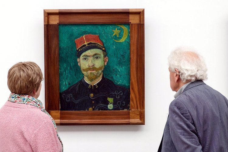 Visitors in the Van Gogh Gallery