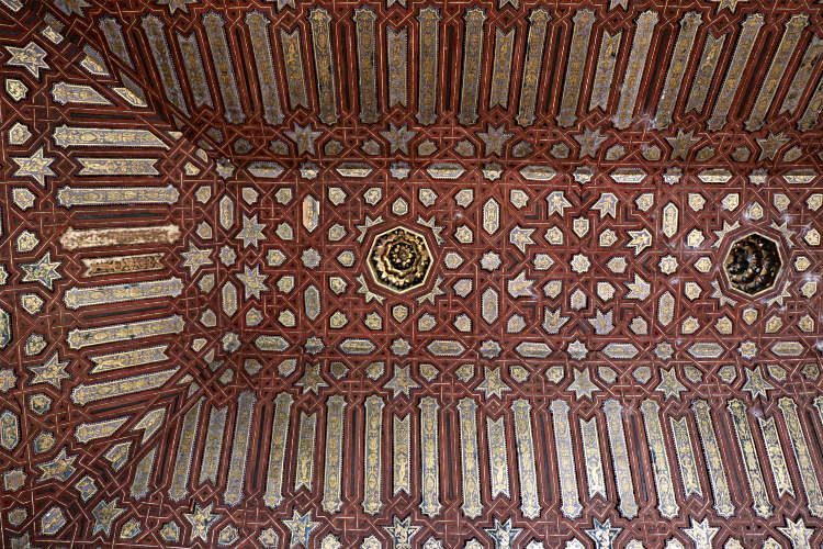 Wooden ceiling in the Nasrid Palace