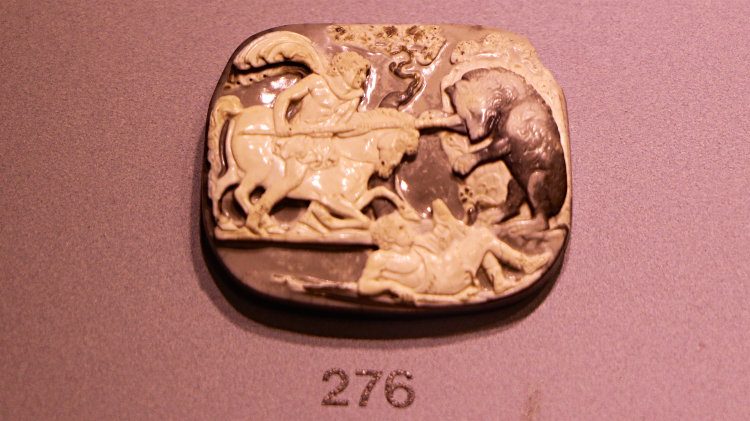 Farnese Gems in the National Museum of Archaeology in Naples