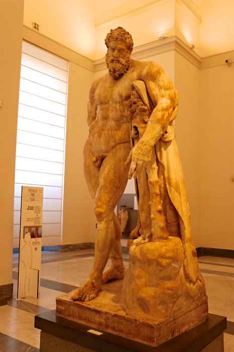Hercules in the National Museum of Archaeology in Naples